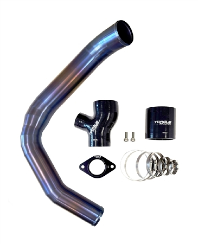 Subaru WRX Performance Air Intake - Torque Solution - Top Mount Charge Pipe - Titanium Burnt Purple / Blue - `12-`21 Subaru WRX Performance Air Intake - Torque Solution - Top Mount Charge Pipe - Titanium Burnt Purple / Blue - `12-`21